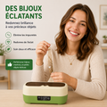 CleanWave Pro™ – Nettoyeur à Ultrasons Grande Capacité pour Lunettes, Bijoux et Accessoires