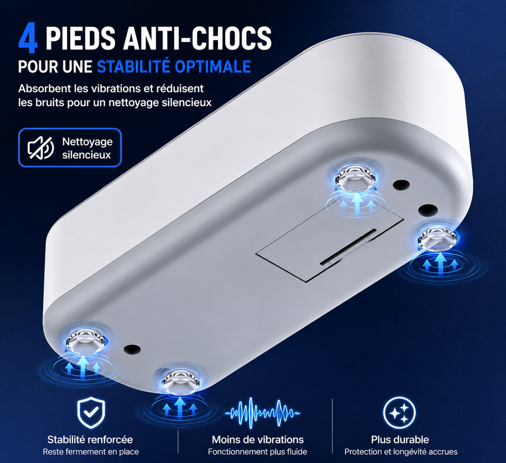 PureWave Go™ – Nettoyeur à Ultrasons Rechargeable pour Lunettes, Bijoux et Accessoires