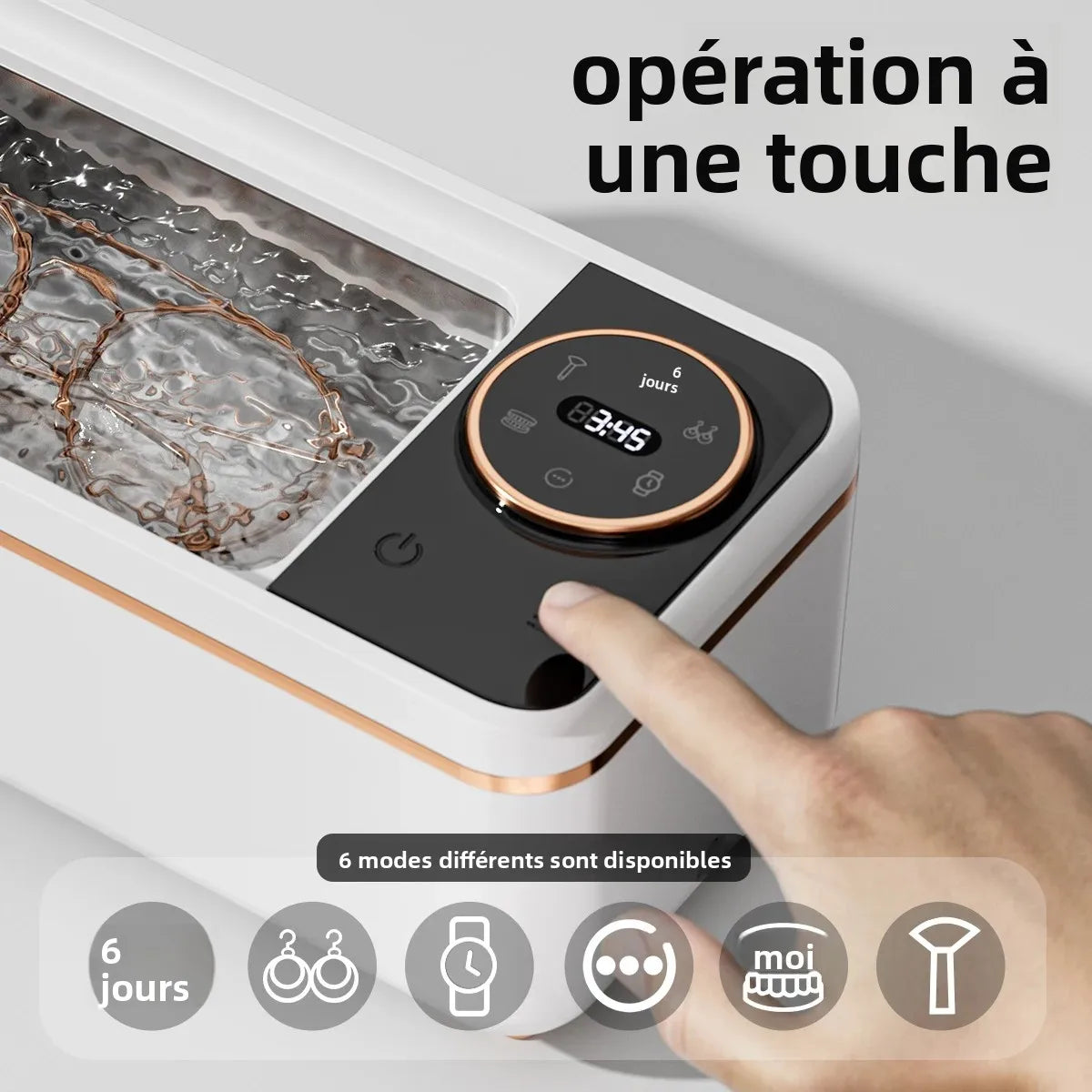 Nettoyeur à ultrasons UltraClean Elite inclus dans le pack UltraClean Elite + CleanWave Mini