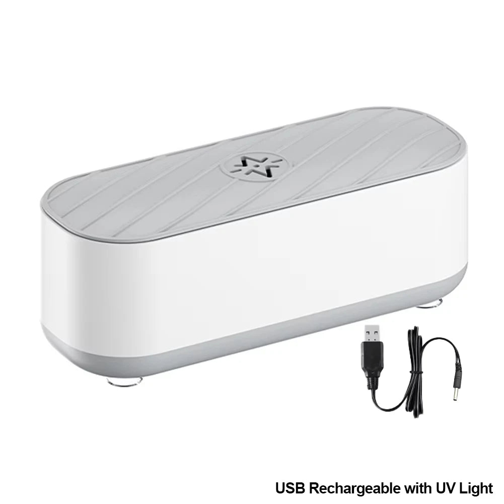 Nettoyeur à ultrasons compact CleanWave Mini avec câble de recharge USB inclus